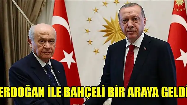Erdoğan ile Bahçeli bir araya geldi