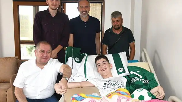 Konyaspor'dan Zekeriya Korkmaz'a ziyaret