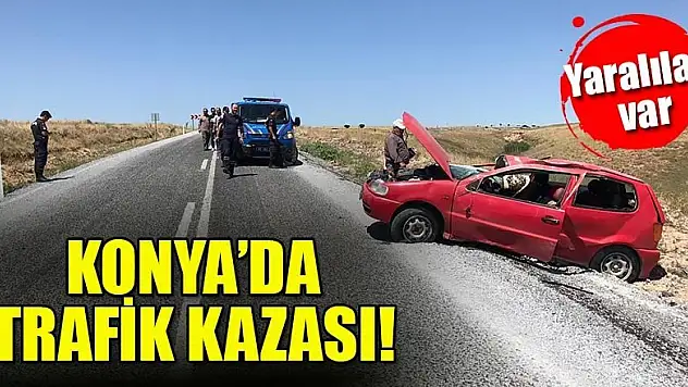 Konya'da  trafik kazası: 3 yaralı