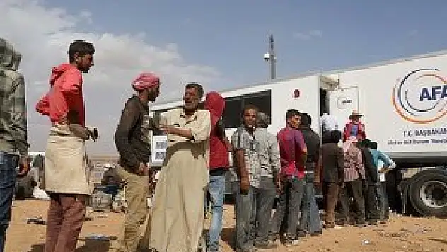 AFAD Suriyeli Kürtleri de ağırlıyor