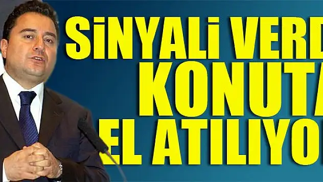 Babacan sinyali verdi, konuta el atılıyor
