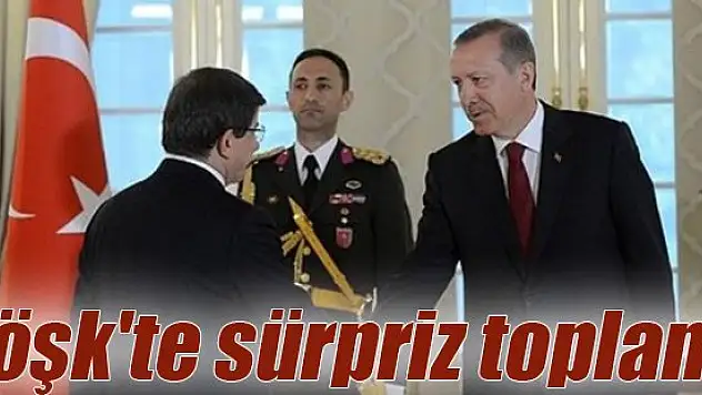 Köşk'te sürpriz toplantı