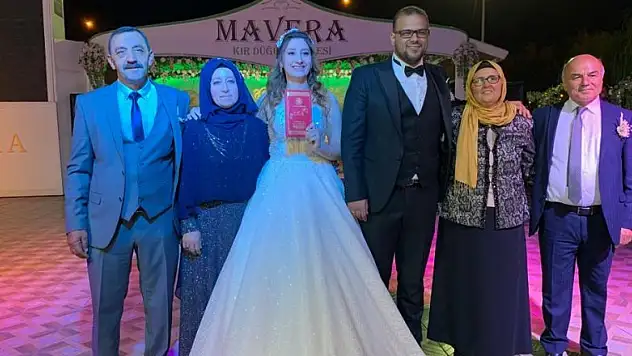 Uzunkaya ailesinin mutlu günü