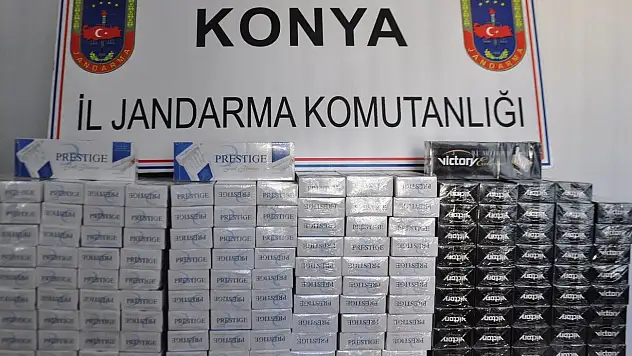 Seydişehir'de kaçak sigara ele geçirildi