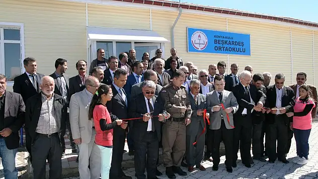 Kulu'da yenilenen okulun açılışı yapıldı
