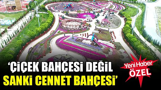 'Çiçek bahçesi değil sanki cennet bahçesi'
