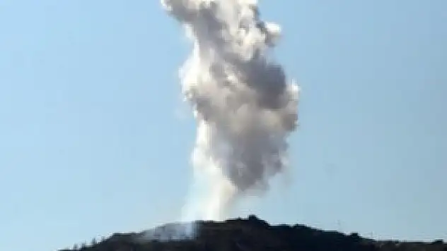 Golan Tepeleri'nde patlama