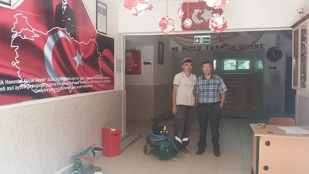 Bozkır Derviş Mustafa Öztunç ilkokulu yenilendi