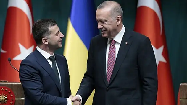 Cumhurbaşkanı Erdoğan, Ukrayna Devlet Başkanı Zelenskiy'le görüştü