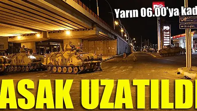 Diyarbakır'da sokağa çıkma yasağı uzatıldı