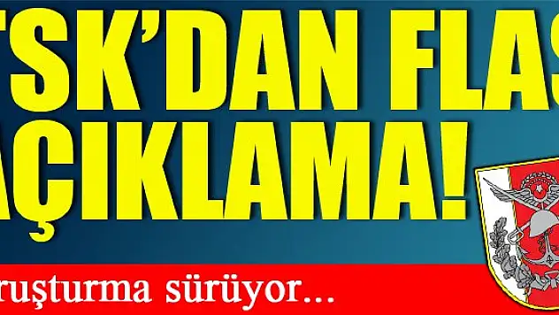 TSK'dan böcek açıklaması