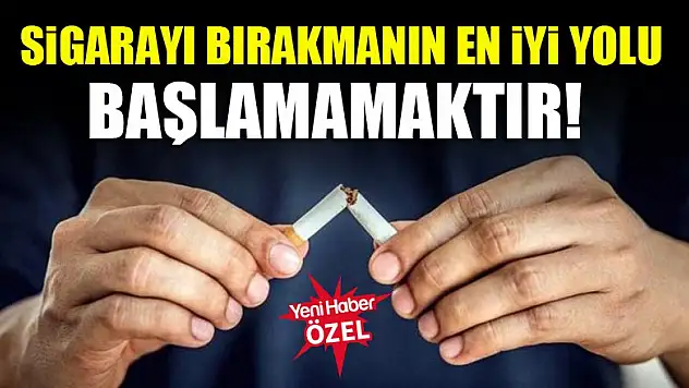 Psikolog Ömer Suna: Sigarayı bırakmanın en iyi yolu başlamamaktır