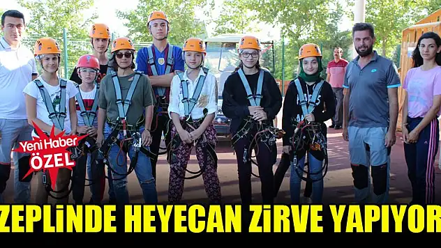 Zeplinde heyecan zirve yapıyor