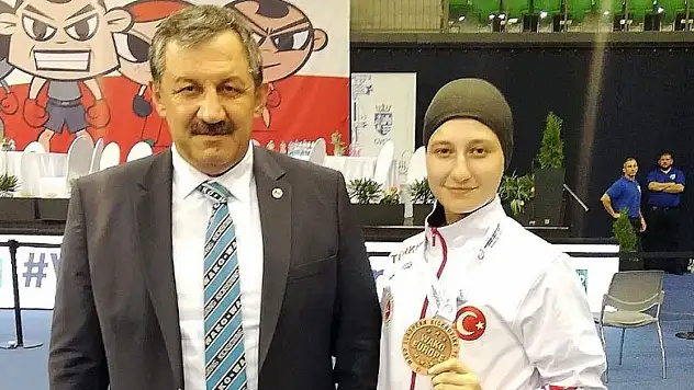 Beyşehirli tekvandocunun başarısı sevinçle karşılandı