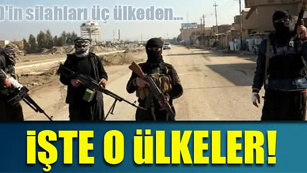 IŞİD'in silahları üç ülkeden