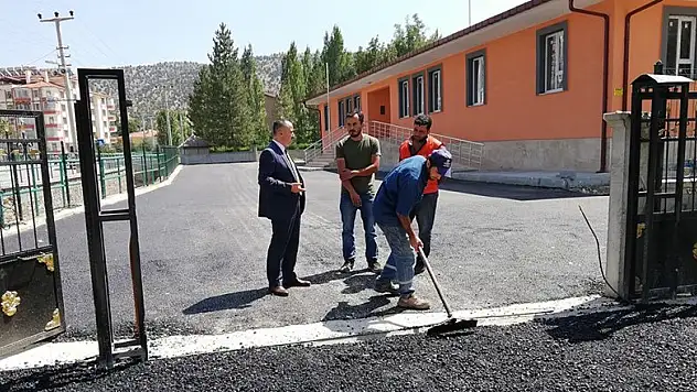 Bozkır'da okullar eğitime hazır