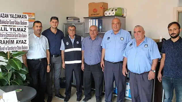 Oda başkanlarından zabıtalara ziyaret