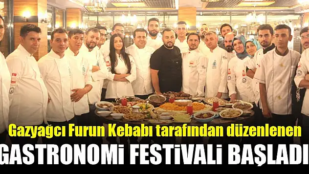 Gazyağcı Furun Kebabı tarafından düzenlenen gastronomi festivali başladı