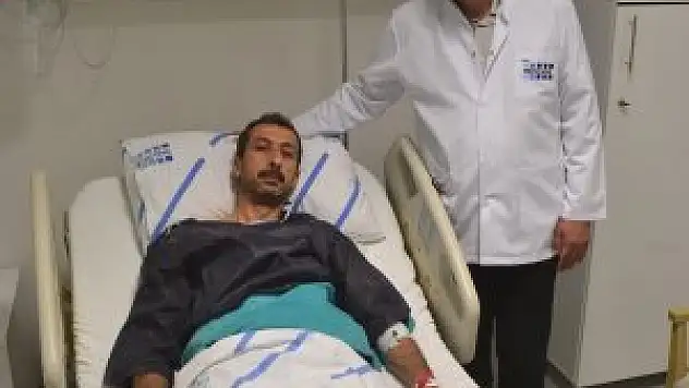 Ameliyat için Konya'ya geldi