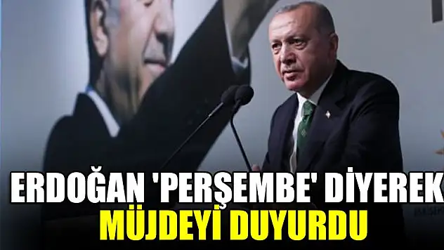 Erdoğan 'Perşembe' diyerek faiz müjdesini duyurdu