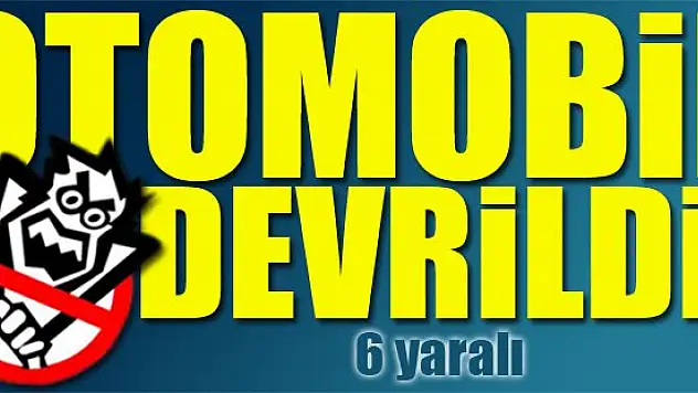 Konya'da otomobil tarlaya devrildi: 6 yaralı