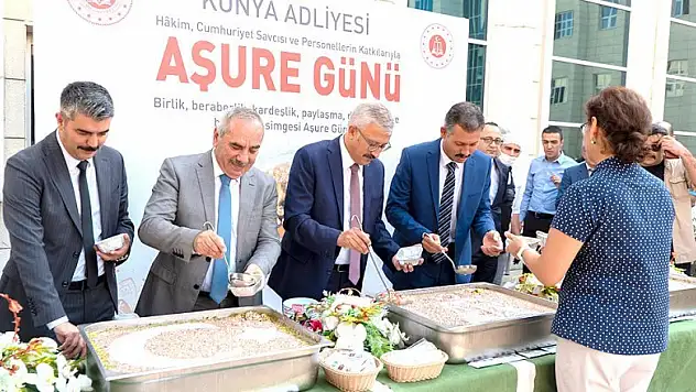 Konya Adliyesinde Aşure İkramı yapıldı