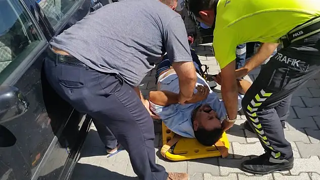 Konya'da otomobil yayaya çarptı!