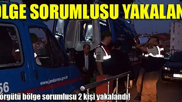Terör örgütü bölge sorumlusu 2 kişi yakalandı!