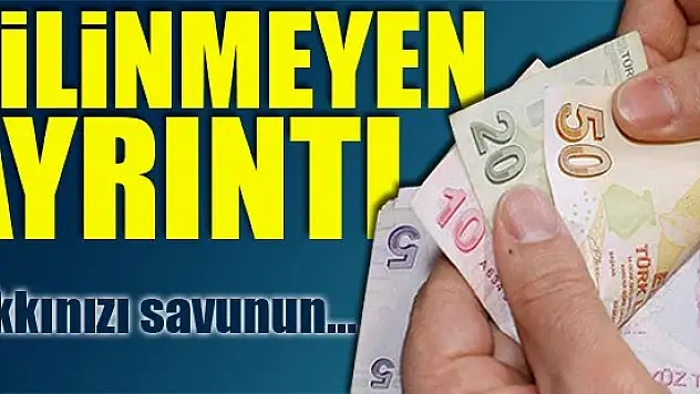 Emekli maaşıyla ilgili bilinmeyen ayrıntı