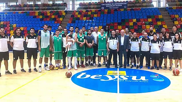 Altyapıdan Konyaspor Basket'e ziyaret