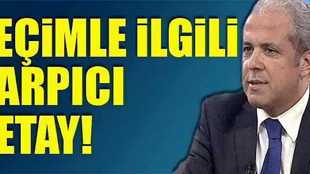 Şamil Tayyar, HSYK seçimindeki çarpıcı detaya dikkat çekti