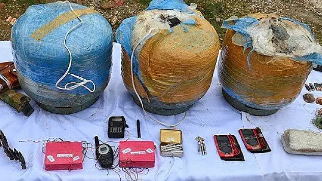 Gaziantep'te yakalanan mühimmat açıklandı