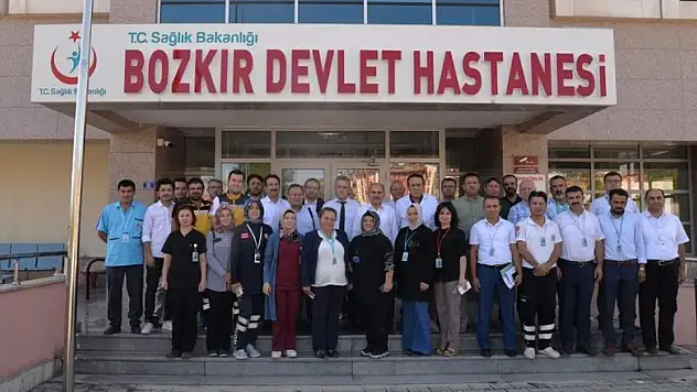 İl Sağlık Müdürü Mehmet Koç hastane ziyareti gerçekleştirdi