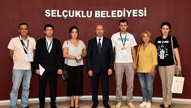 Özbekistan Heyeti Selçuklu Belediyesini ziyaret etti