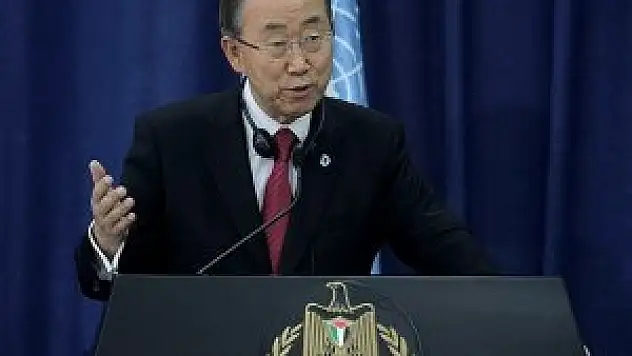 BM Genel Sekreteri Ban, Ramallah'ta