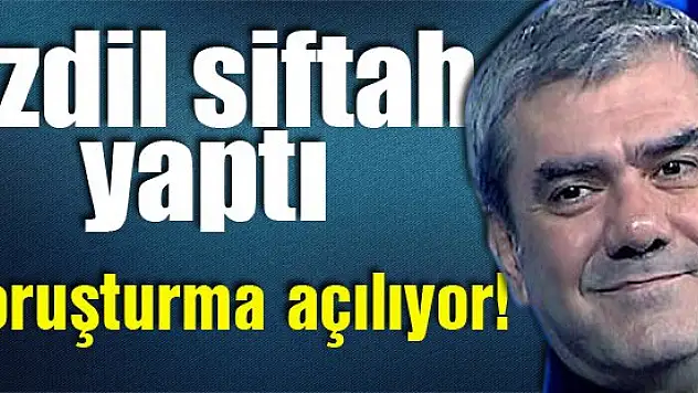 Yılmaz Özdil'e soruşturma açılıyor!