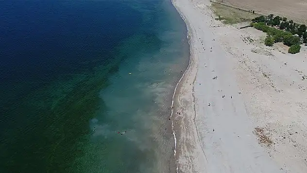 Bozkır'ın plajları sahili aratmıyor