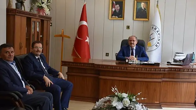 Kaymakam Kökçü Başkan Yaka'yı ziyaret  etti