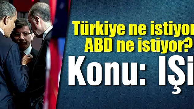 Türkiye ve ABD'nin 'IŞİD' mesaisi