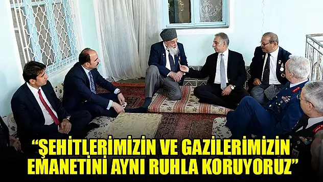 Başkan Altay: Şehitlerimizin ve Gazilerimizin emanetini aynı ruhla koruyoruz