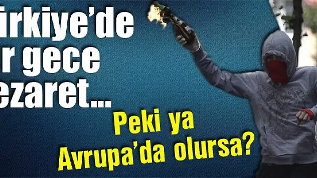 Batı'da maskeli gösterinin cezası ağır