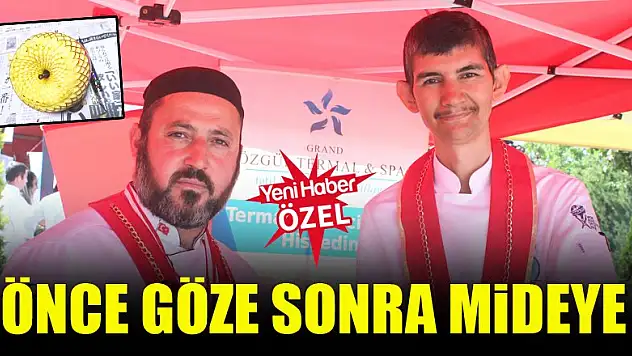 Önce göze sonra mideye