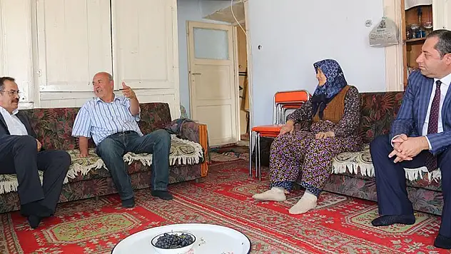 Başkan Hadimioğlu'nun ev ziyaretleri devam ediyor