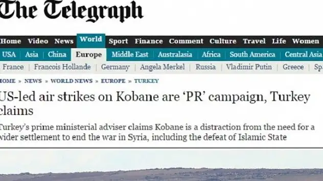 Kobani operasyonu 'Halkla ilişkiler kampanyası'