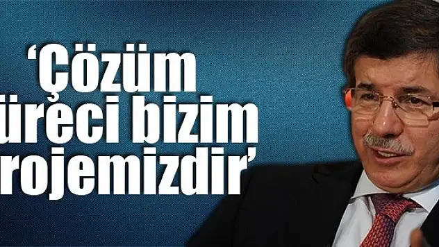 Çözüm süreci bizim projemizdir