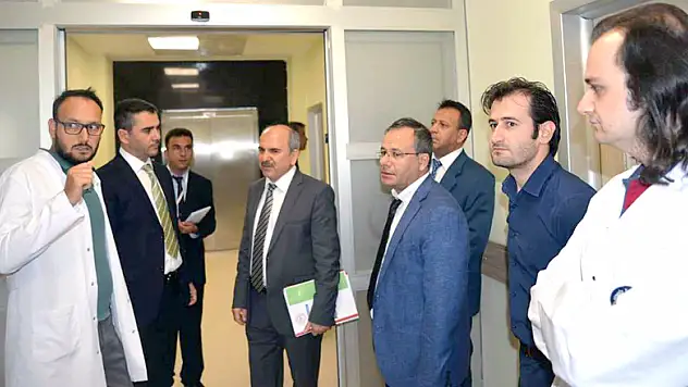 Prof. Dr. Mehmet Koç, ilçelerde incelemelerde bulundu