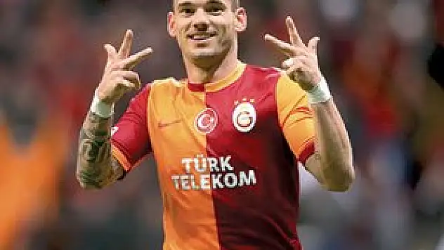 Galatasaray'da dikkat çeken Sneijder istatistiği