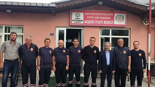 Başkan Akkaya itfayecileri ziyaret etti
