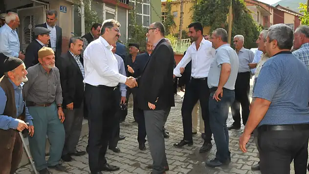 Erdem ve Akkaya mahalle ziyaretlerini sürdürüyor