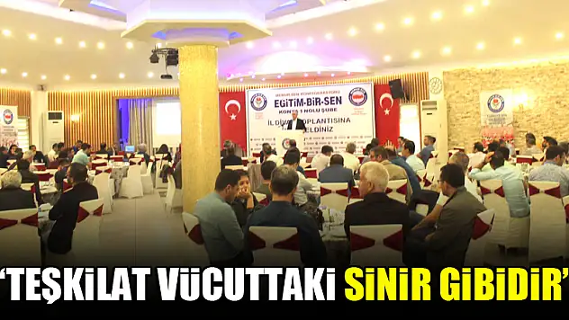 Nazif Karlıer: Teşkilat vücuttaki sinir gibidir